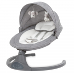 Kidwell LUXI DARK MELANGE 2-in-1 electric baby bouncer