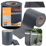 UV Protection Fence Tape 20 Clips Gray 450 g/m&sup2; 19x35m