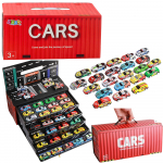 Set of Pull-Back Cars in a Container 48 pcs.