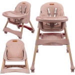 Kidwell baro&scaron;anas krēsls KARIMI 2in1 pink