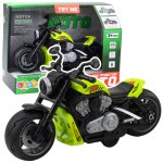 Battery Operated Toy Motorcycle Lights Sounds Green