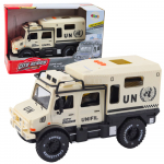 Off-Road Vehicle Police Gray Opening Door Sound Light