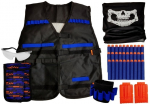 Outfit Commando Set Disguise Costume for a Child Cartridges Glasses Scarf Vest