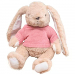 Plush Mascot Cuddly Toy Bunny Sweater Pink 22cm