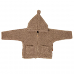Laste villane jakk Meri Nevada 110/116 brown