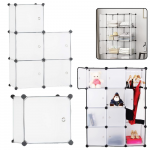 Transparent Shoe Cabinet Organizer Boxes 10 Pcs