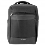 City Business Backpack USB Middle Compartment Black 14L