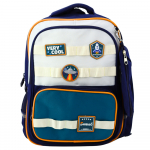 School Backpack Space Patches With Pencil Case Navy Blue 16L