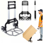 Lightweight Folding Aluminum Warehouse Transport Trolley 70kg