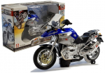 Battery-operated Motorcycle with Lights and Music Blue