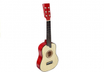 Wooden Guitar with Pick Beige
