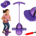 Bērnu pogo līdzsvara džemperis violets