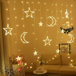 Ziemassvētku virtene Moon 2022 Warm White 4,5 m
