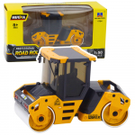 Road Roller Metal Construction Vehicle Huina Yellow 1:50
