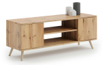 Puitjalgadega TV-alus KOBI FOCUS 135 cm Craft tamm