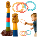 Skill Game Throwing Hoops at the Target 5 Levels Capybara