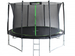 Batuts ar dro&scaron;ības tīklu un kāpnēm 427 cm (14ft) Sport PRO Green
