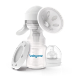 BabyOno 301 Anatomy Transparent K&auml;sitsi rinnapump