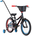 Laste jalgratas Tabou Rocket CS Alu 18", must/sinine