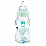 Anti-colic feeding bottle Trendy 330ml green