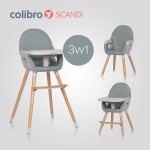 Krzesło do karmienia Colibro Scandi Agava KR/CO/SCANDI/AG