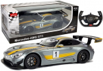 Tālvadības ma&scaron;īna Mercedes AMG GT3 Rastar 1:14 Grey