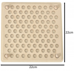 Izglītojo&scaron;a montessori pērlī&scaron;u bumbiņu mozaīkas puzle 77el.