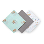 Bambusest m&auml;hkimislinad BabyOno 397/10 Natural Grey 3 tk