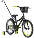 Laste jalgratas Tabou Rocket CS Alu 12", must/laimiroheline