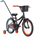 Laste jalgratas Tabou Rocket CS Alu 12", must/oranž