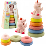 Soft Sensory Pyramid Unicorn Rubber ECO Colorful