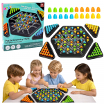 Family Educational Strategy Game Geometric Triangle Puzzle