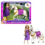 Nukk hobusega Mattel Disney Princess Rapunzel & Maximus