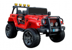 Divvietīgs bērnu elektromobilis Jeep WXE-1688 4x4 Red