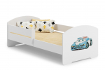 Lastete voodi LUK 140x70 koos piirdega ja madratsiga Police