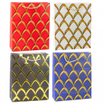 Elegant Gift Bag Gold Decorations 32 x 26 x 12 cm