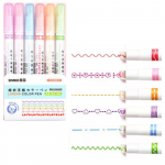 Set of markers Patterns Decorative Patterns Colorful 6 pcs