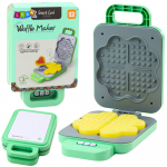 Toy Waffle Maker For Kids Battery Operated Light Blushing Green