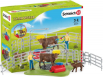 Schleich 42529 Myjnia Szczęśliwych Kr&oacute;w Farm World Zestaw