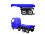 Bērnu elektriskā smagā ma&scaron;īna ar puspiekabi HL358 Mercedes Actros Blue