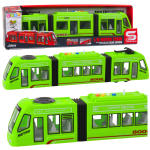City Metro Tram Opening Doors Lights Sounds Green 1:16