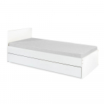 Noortevoodi pesukastiga Klups DALIA WHITE-GREY 200&times;90