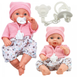 Baby Doll Infant Hat Sweater Pacifier Sounds