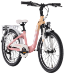 Laste jalgratas Tabou Queen 20", korall/valge