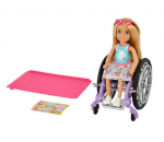 Barbie Club Chelsea Doll + Wheelchair HGP29
