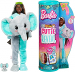 Barbie Cutie Reveal Fashion Doll Jungle Series Elephant Plush Costume HKP98