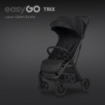 EasyGo Trix Ebony Black Jalutusk&auml;ru W/EA/TRIX/EB