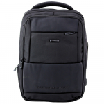 City Business Backpack USB Chest Strap Black 26L