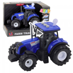Farm Tractor Agriculture Lights Sounds Blue 1:36