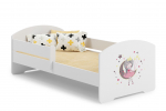 Lastete voodi LUK 140x70 koos piirdega ja madratsiga Sleeping princess